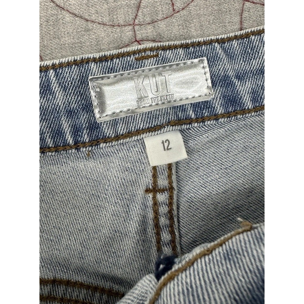 KUT from the Kloth Jane High Rise Shorts / Women Size 14 / Light Wash - Picture 2 of 8